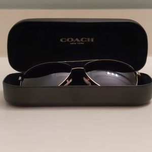 NWT Coach Aviator Sunglasses Brown 58mm